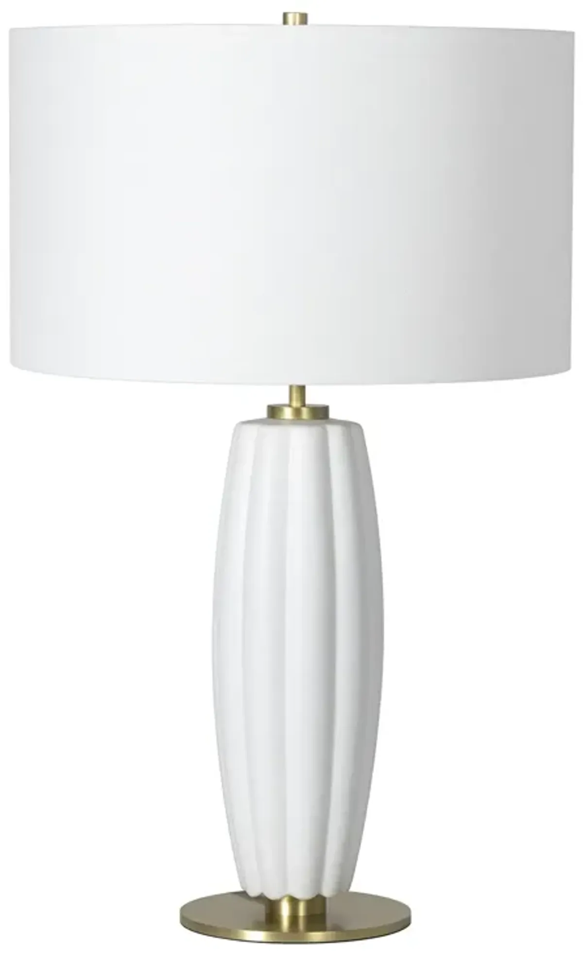 Crocus Ceramic Table Lamp (White)