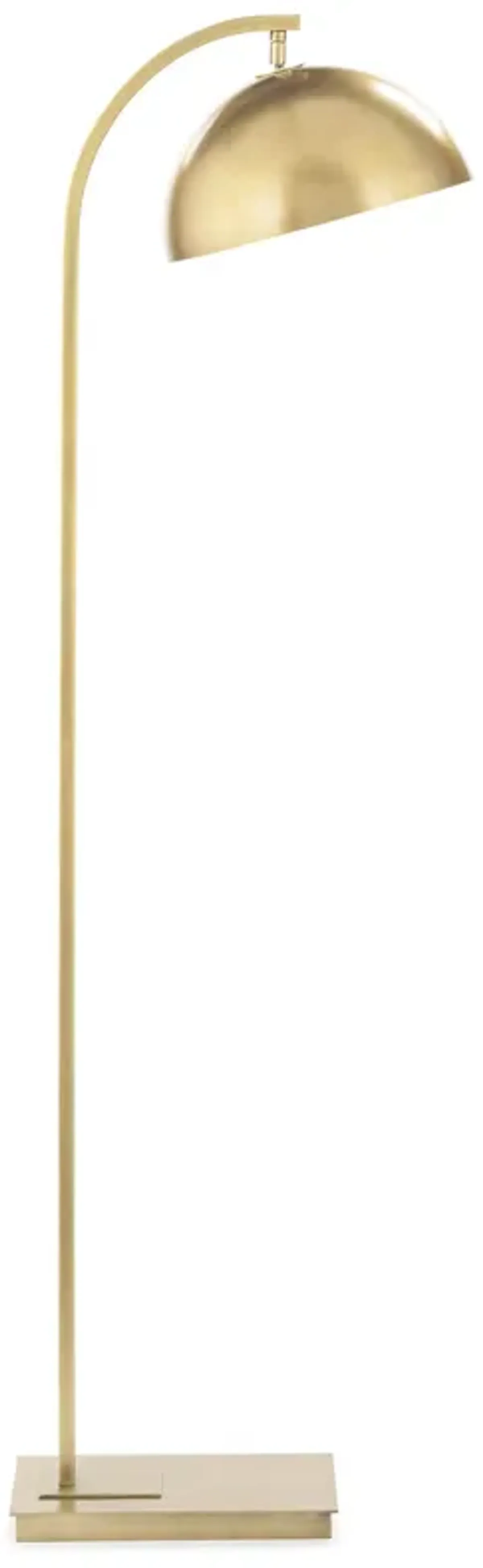 Otto Floor Lamp (Natural Brass)