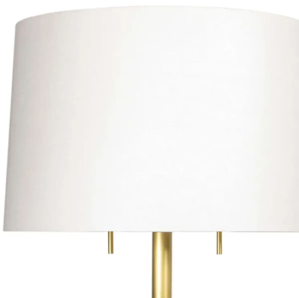 Logan Floor Lamp (Natural Brass)