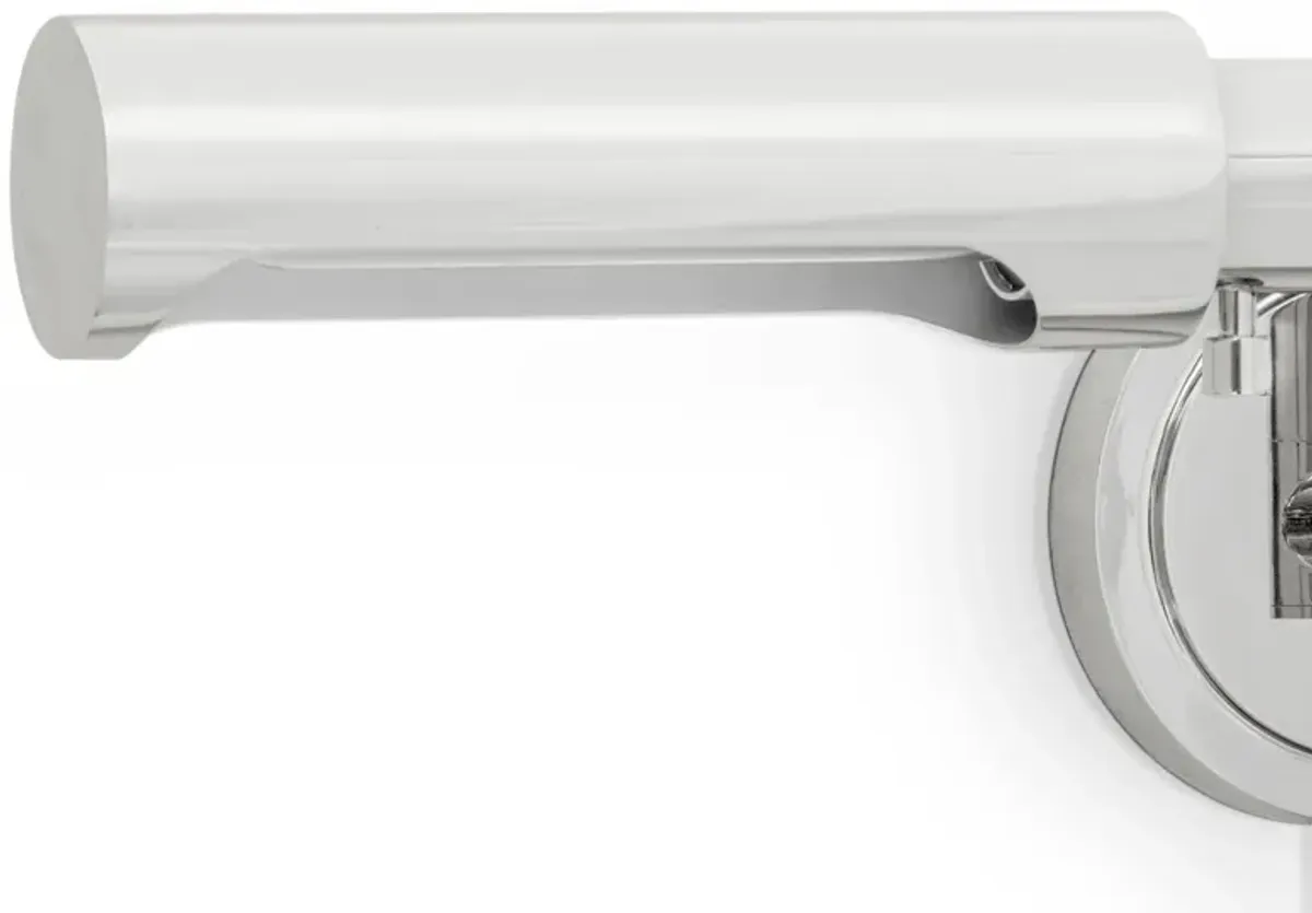 Noble Swing Arm Task Sconce (Polished Nickel)