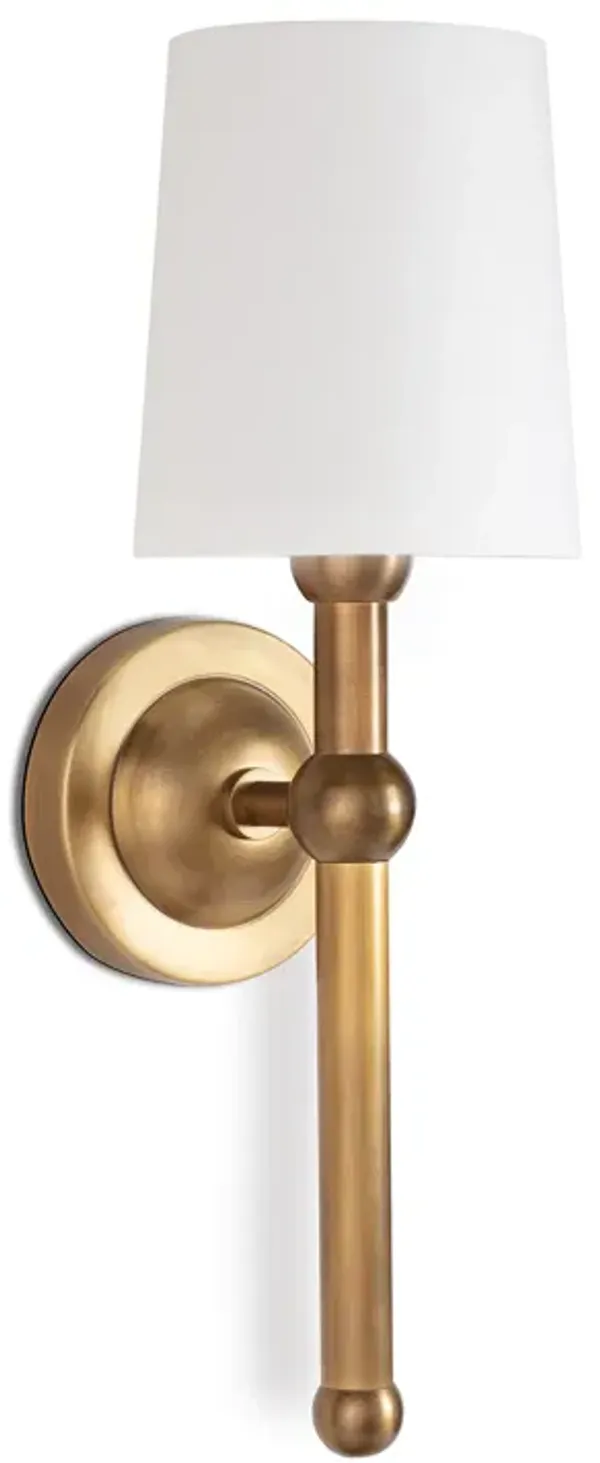 Jameson Sconce (Natural Brass)
