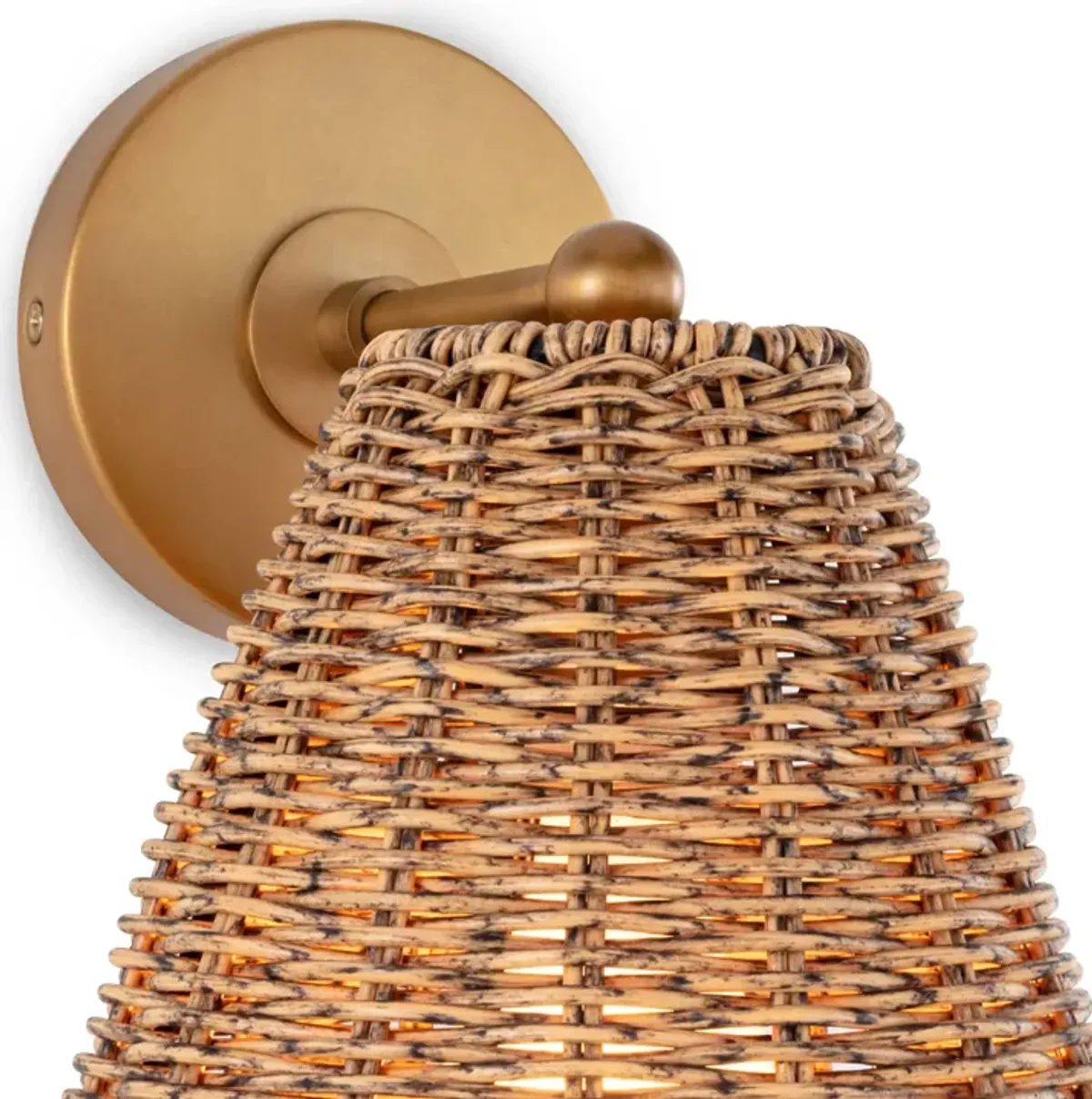 Kismet Hanging Sconce (Natural Brass)