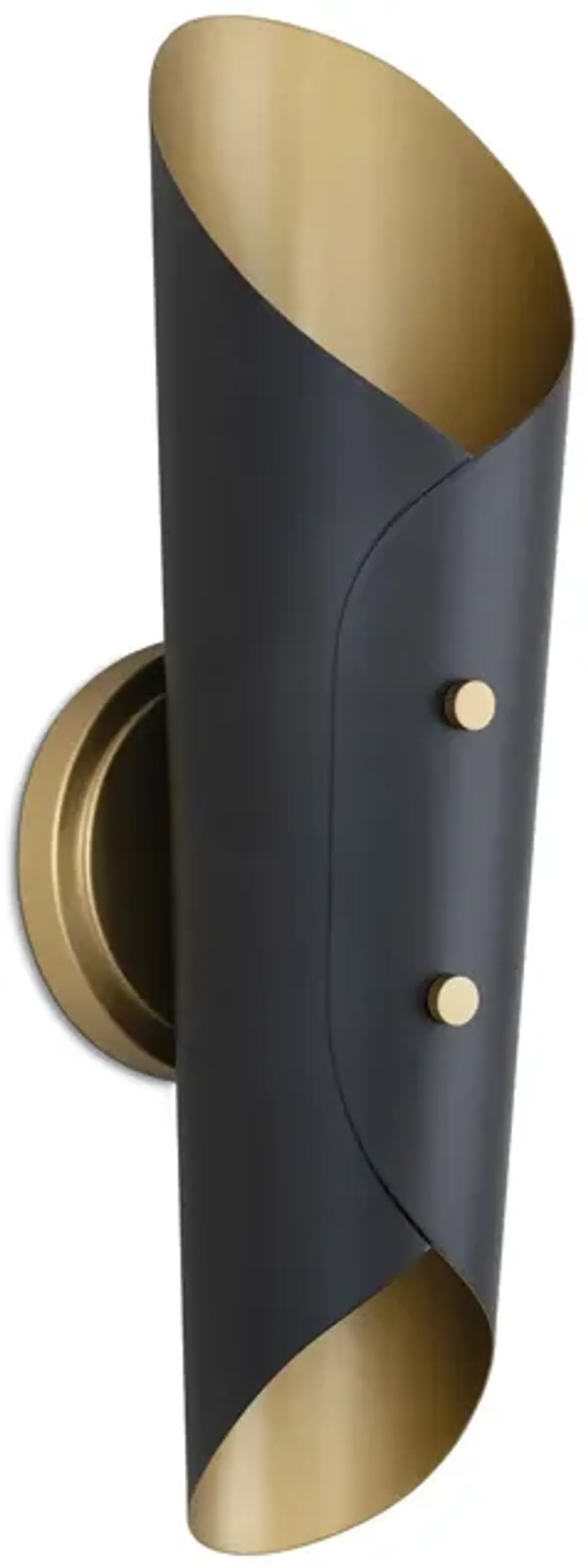 Vest Sconce (Blackened Brass and Natural Brass)