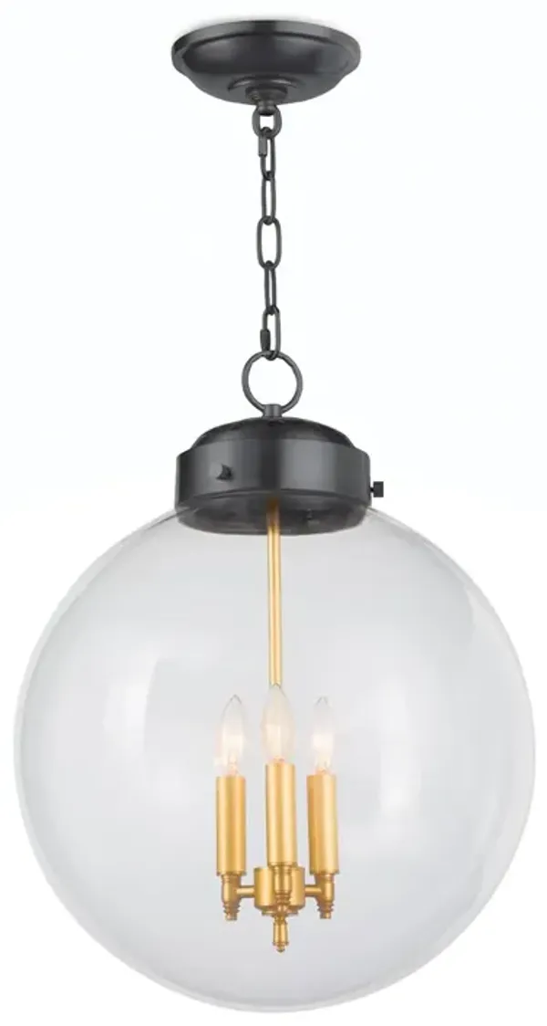 Globe Pendant (Oil Rubbed Bronze and Natural Brass)