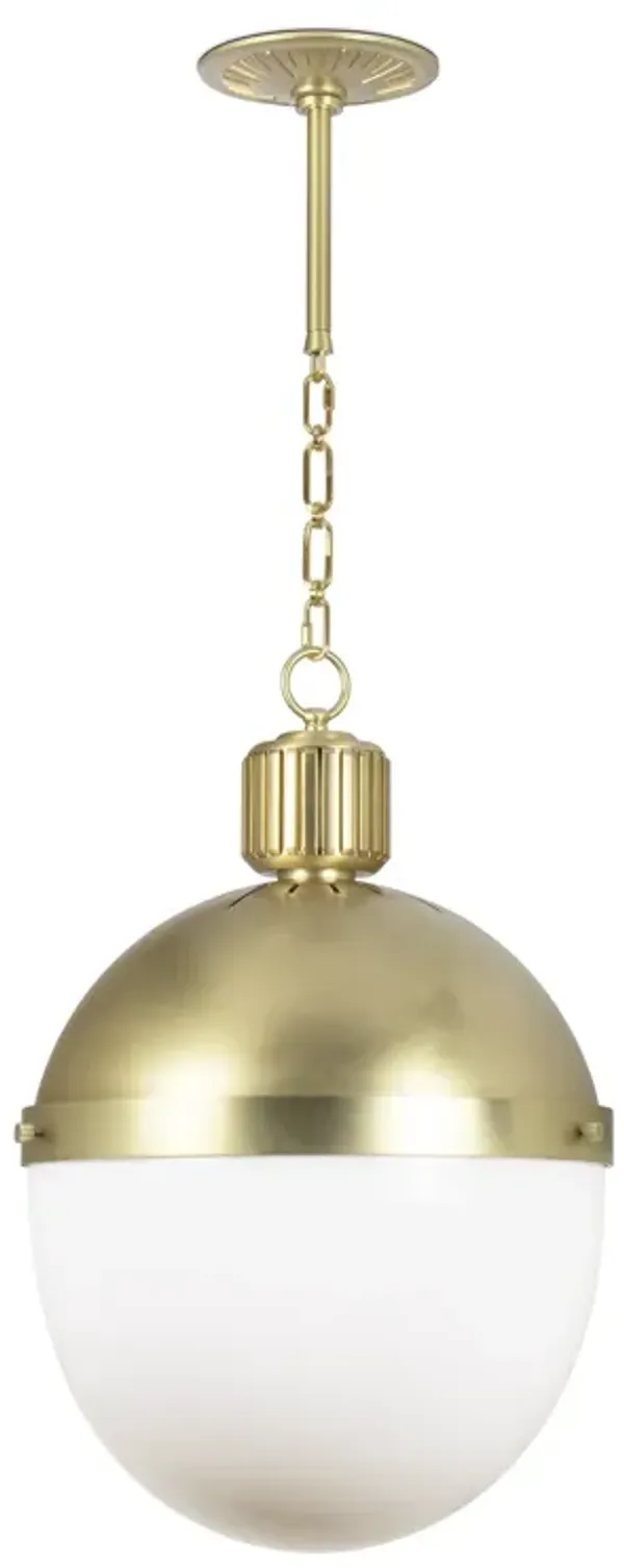Otis Pendant Large (Natural Brass)