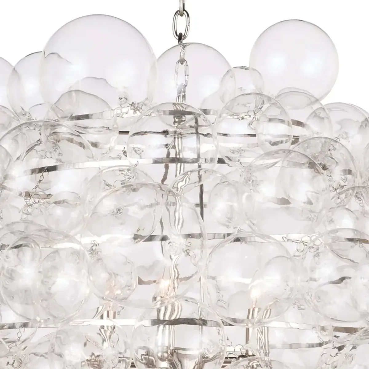 Nimbus Glass Chandelier (Clear)