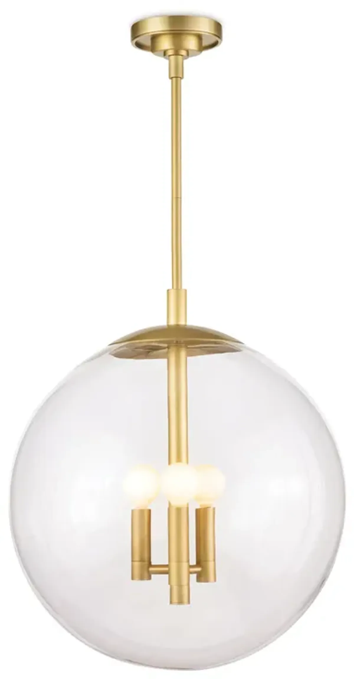 Cafe Pendant Medium (Natural Brass)