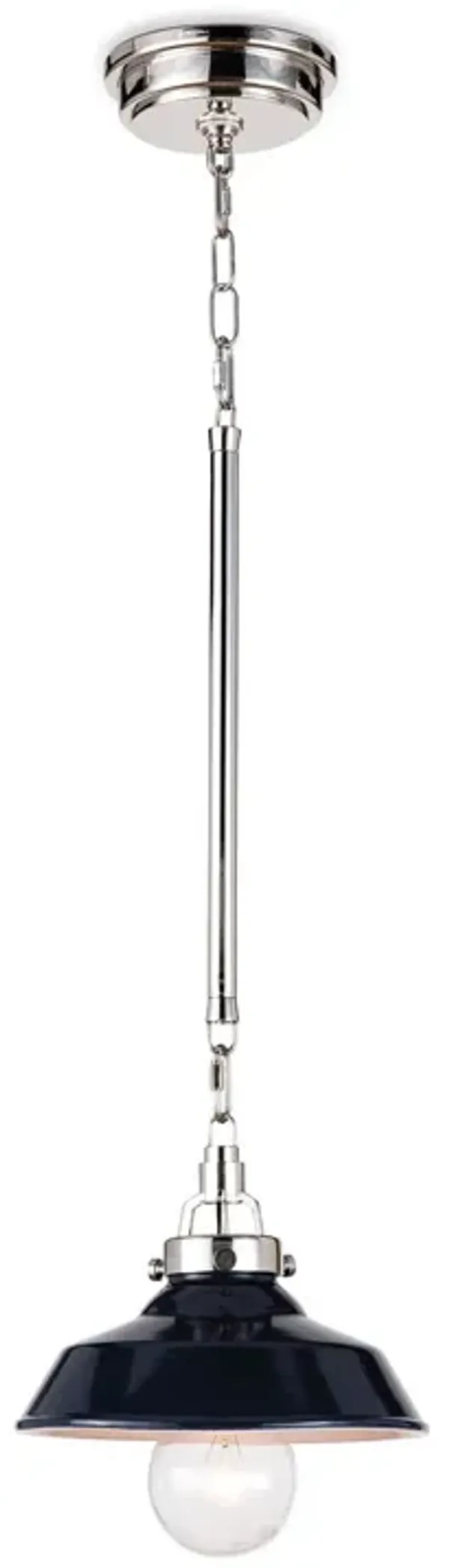 Maine Ceramic Pendant Small (Navy)