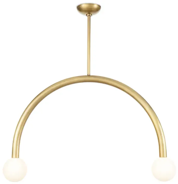 Happy Pendant Large (Natural Brass)