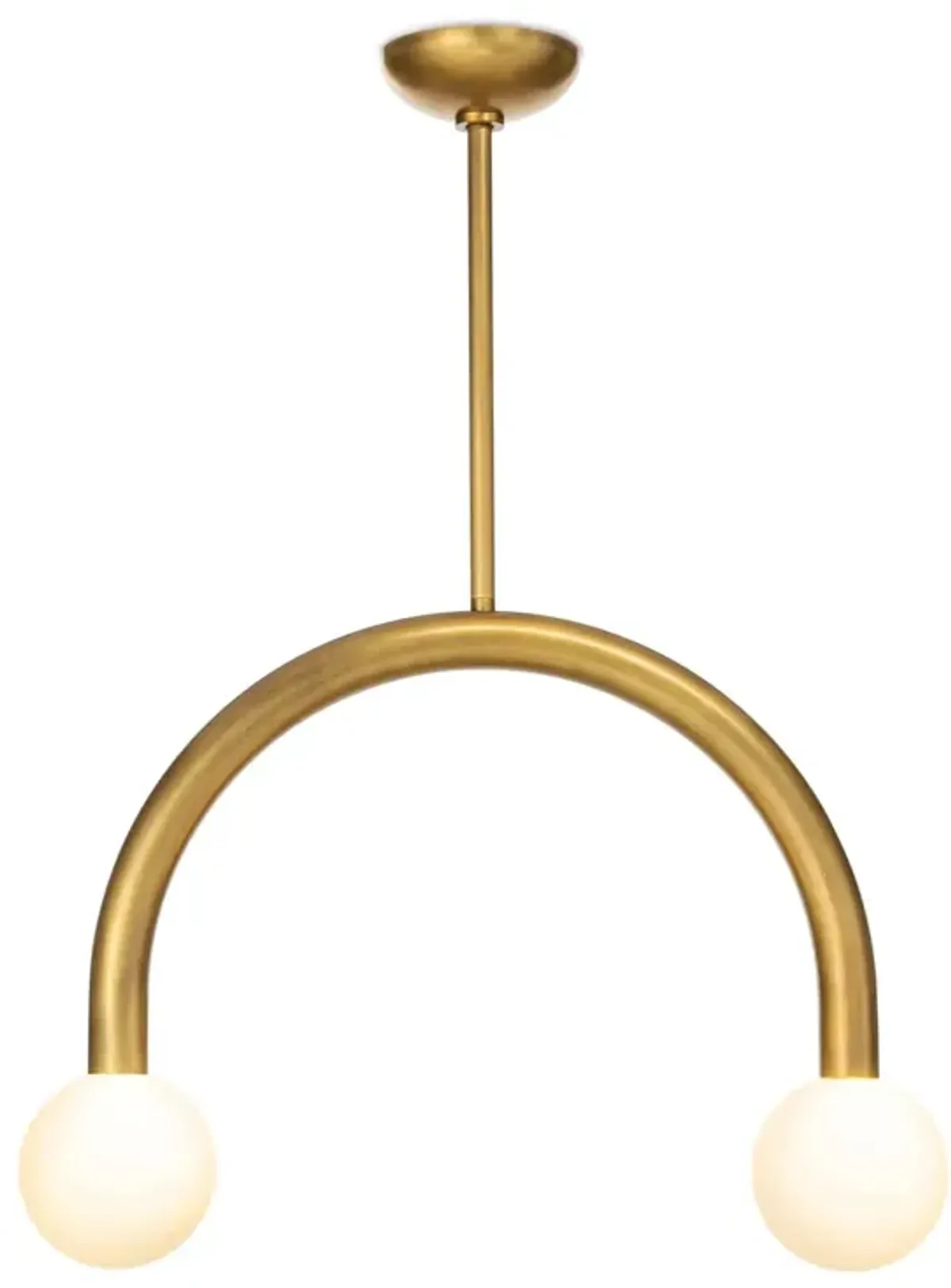 Happy Pendant Small (Natural Brass)