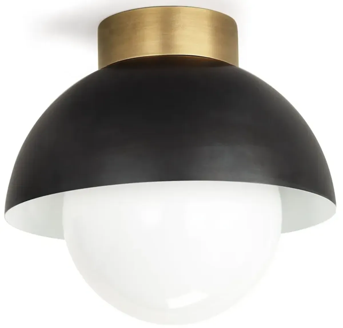 Montreux Flush Mount (Oil Rubbed Bronze and Natural Brass)