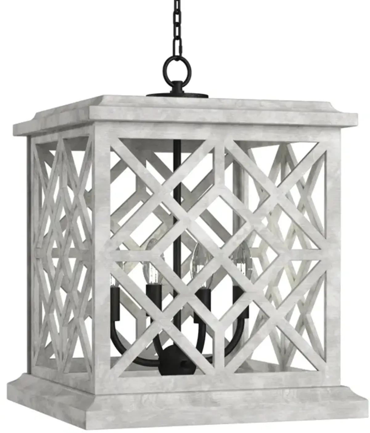 Chatham Wood Lantern (White)