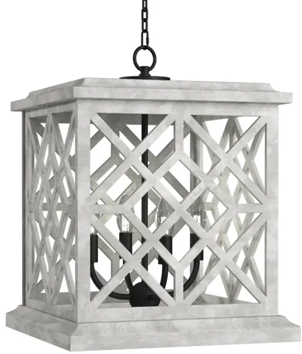 Chatham Wood Lantern (White)