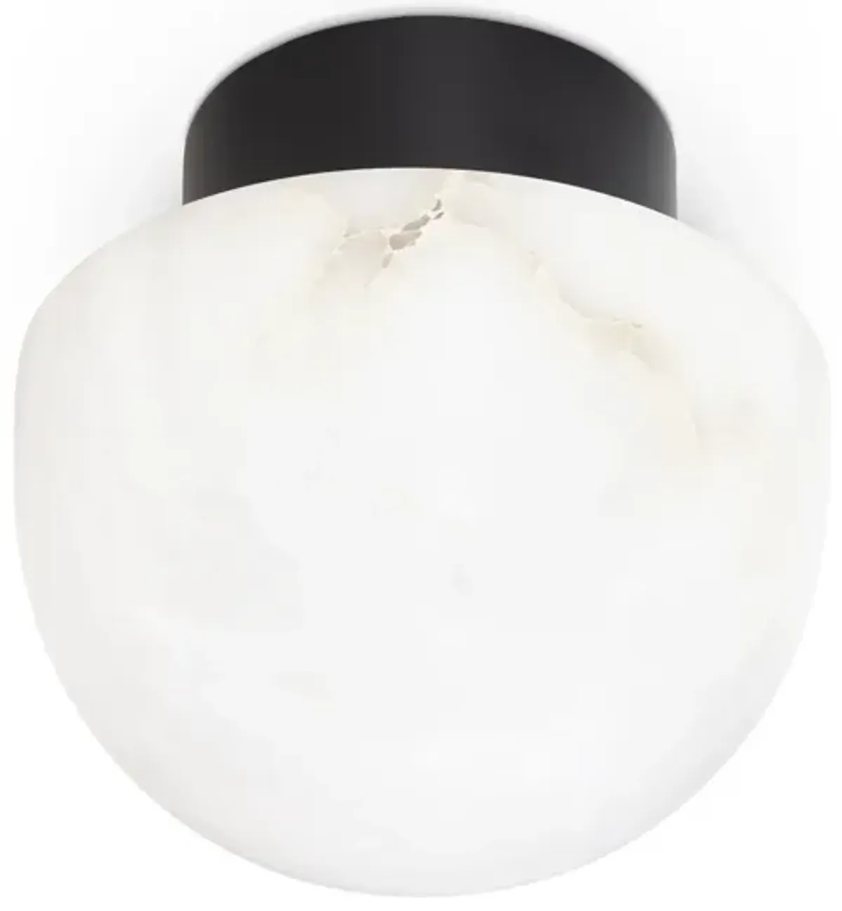 Parker Alabaster Flush Mount (Oil Rubbed Bronze)