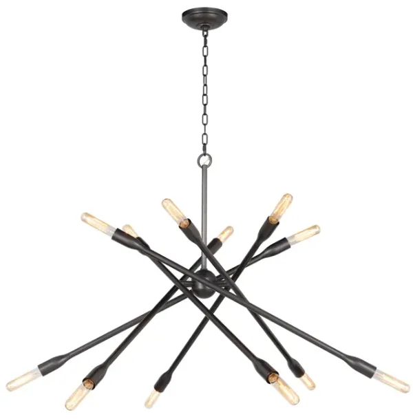 Cobra Chandelier Large (Oil Rubbed Bronze)