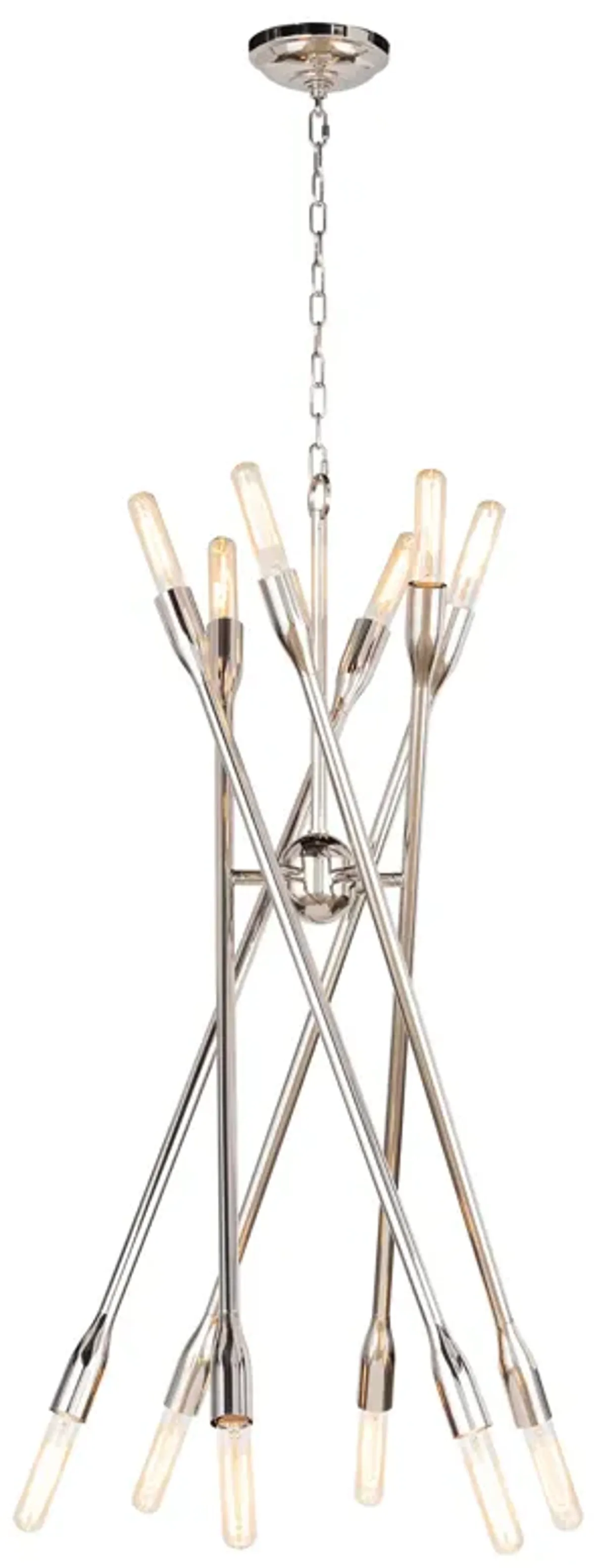 Cobra Chandelier Large (Polished Nickel)