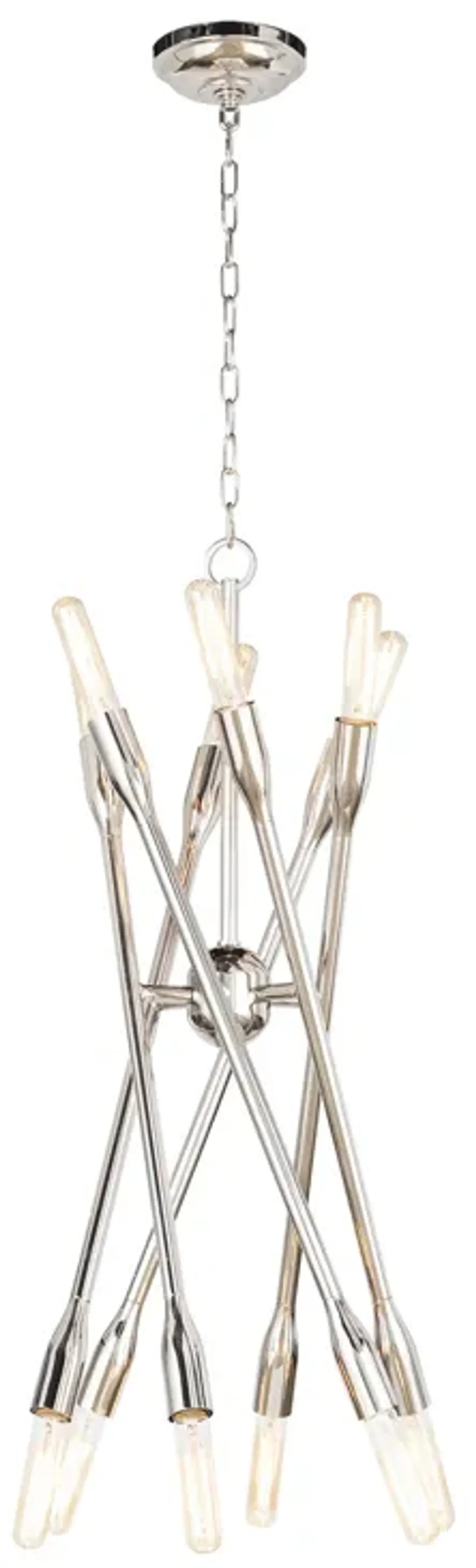 Cobra Chandelier Small (Polished Nickel)