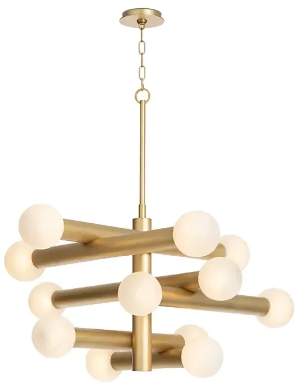 Dion Chandelier (Natural Brass)