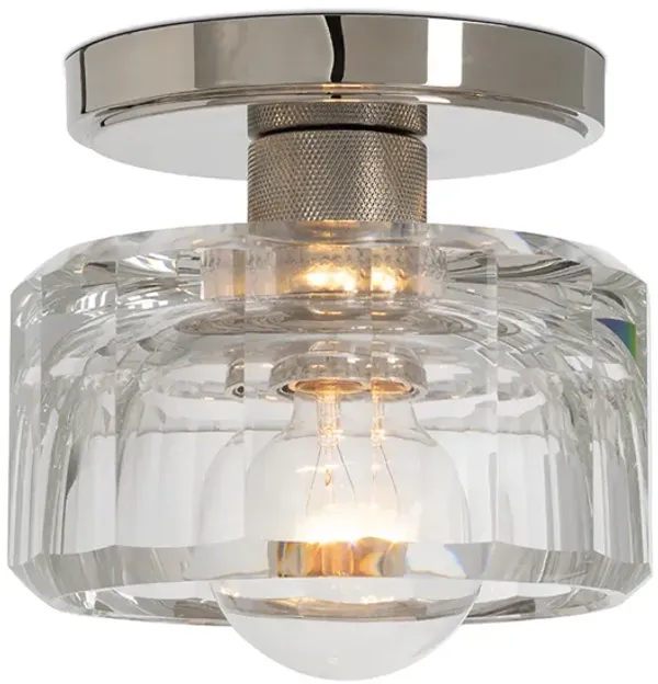 Bijoux Crystal Flush Mount (Polished Nickel)