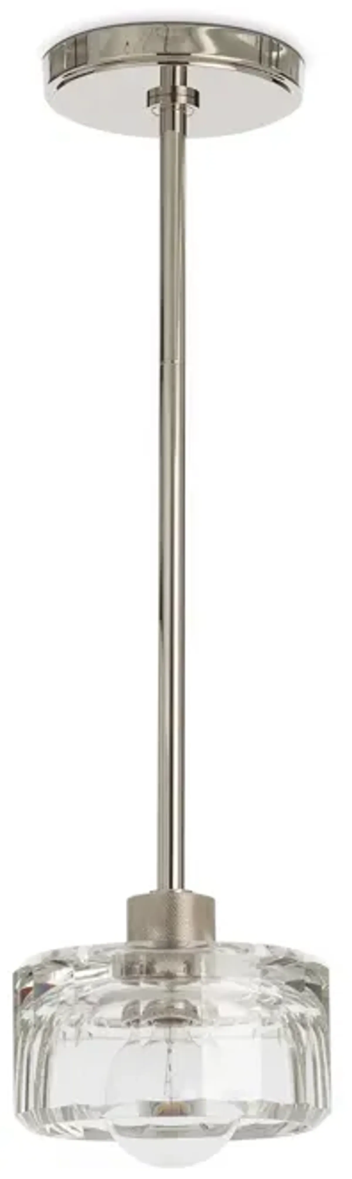 Bijoux Crystal Pendant (Polished Nickel)