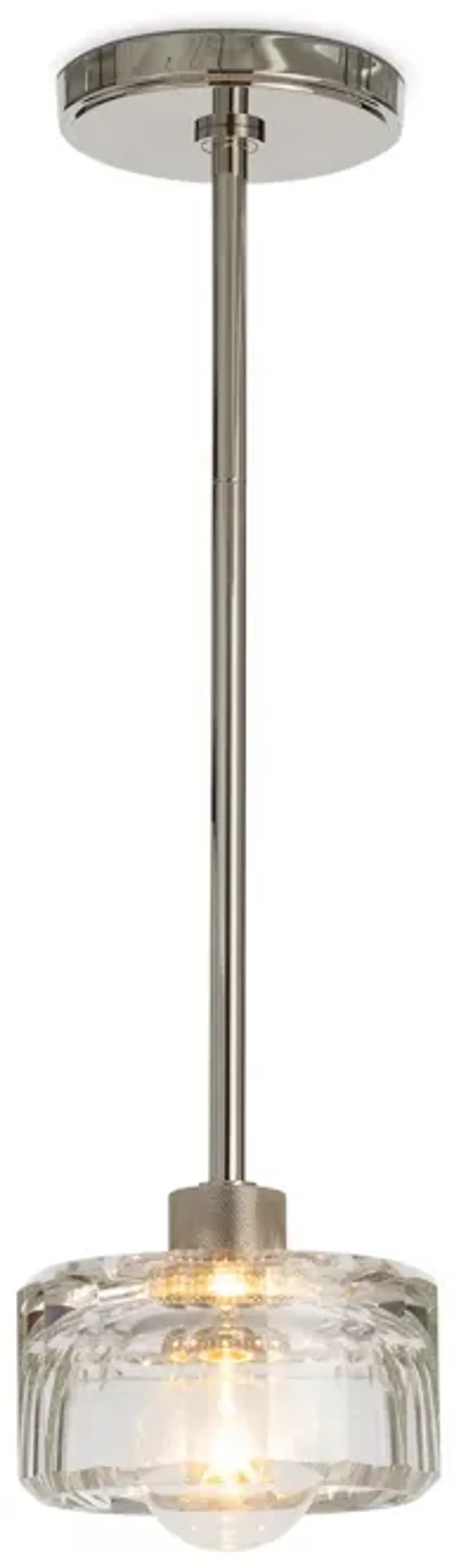 Bijoux Crystal Pendant (Polished Nickel)