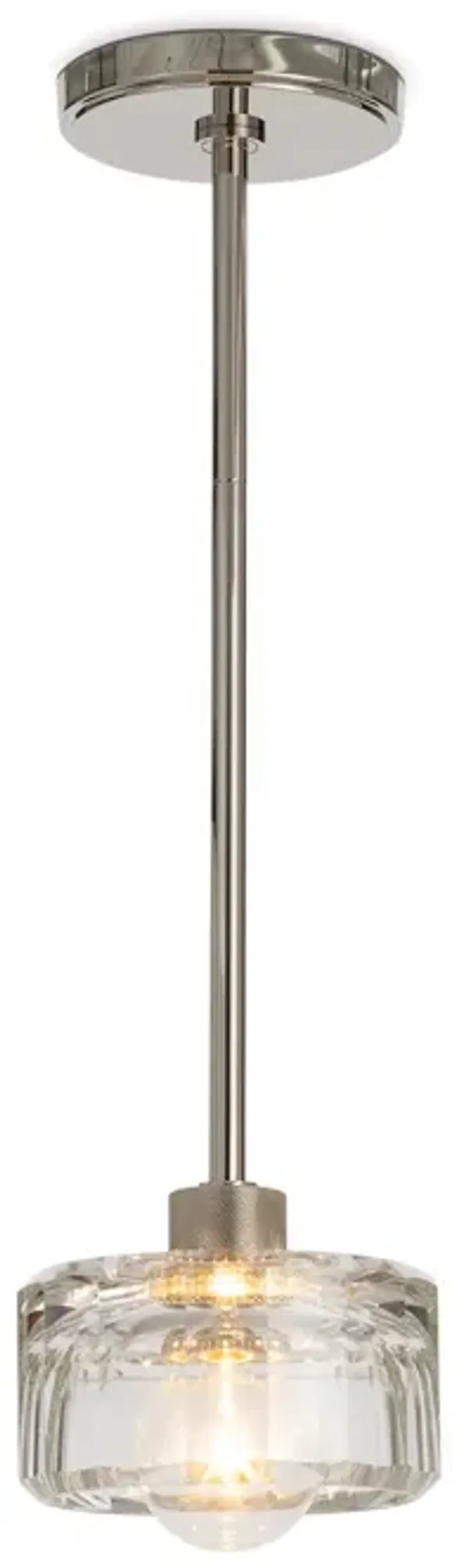 Bijoux Crystal Pendant (Polished Nickel)