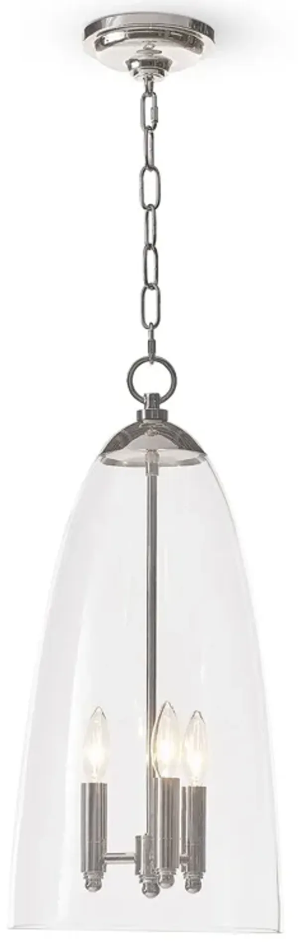 Maiden Glass Pendant (Polished Nickel)