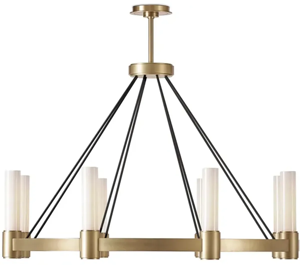 Dixon Chandelier (Natural Brass)