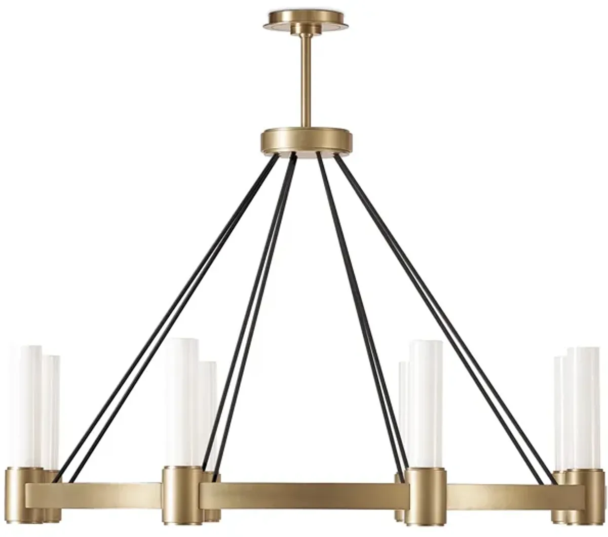 Dixon Chandelier (Natural Brass)