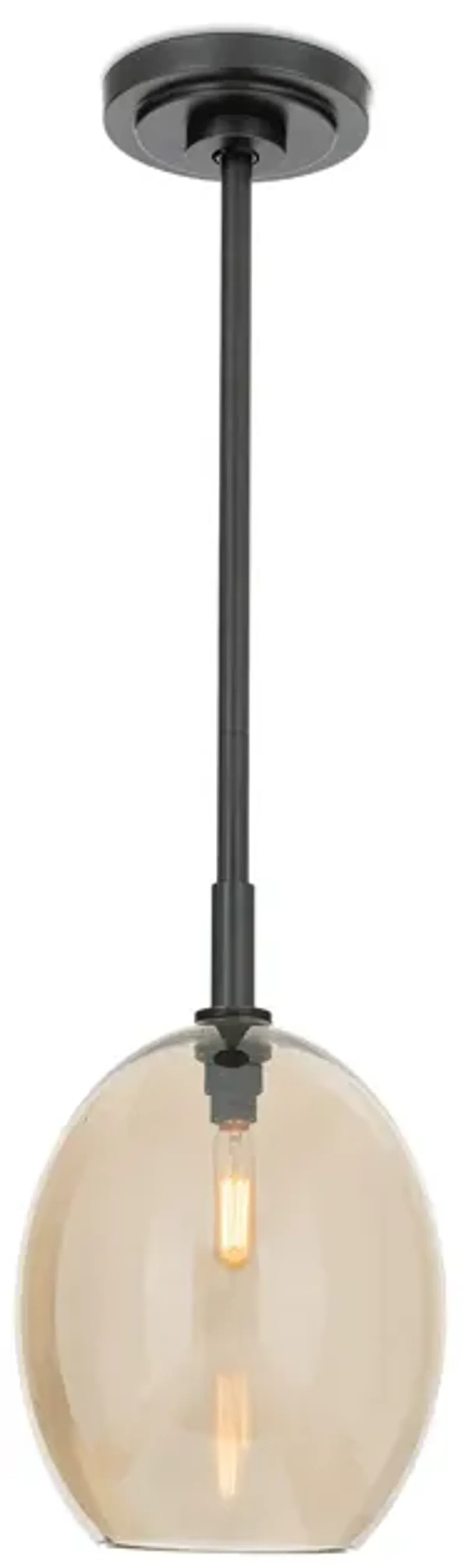 Artemis Pendant Single (Oil Rubbed Bronze with Champagne Glass)