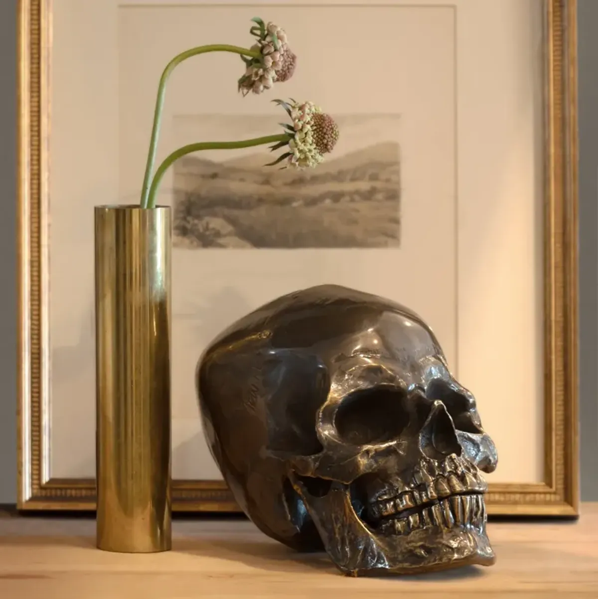Metal Skull (Antique Bronze)