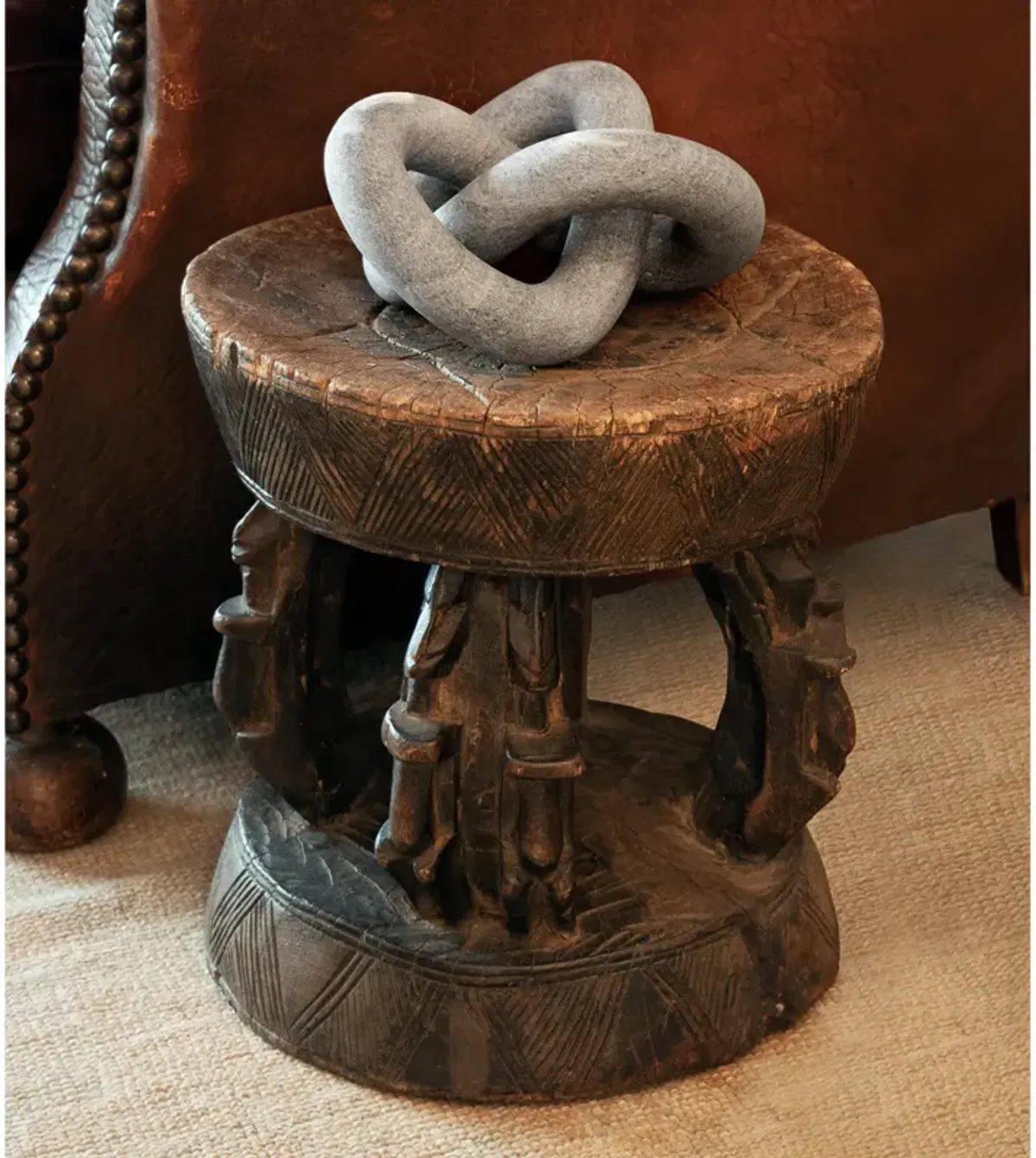 Cassius Marble Sculpture (Black)