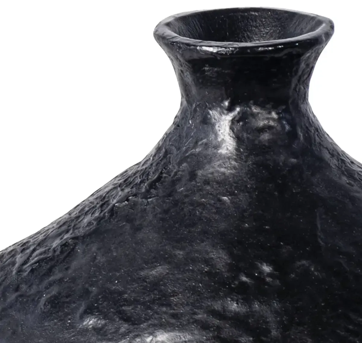 Poe Metal Vase (Black)