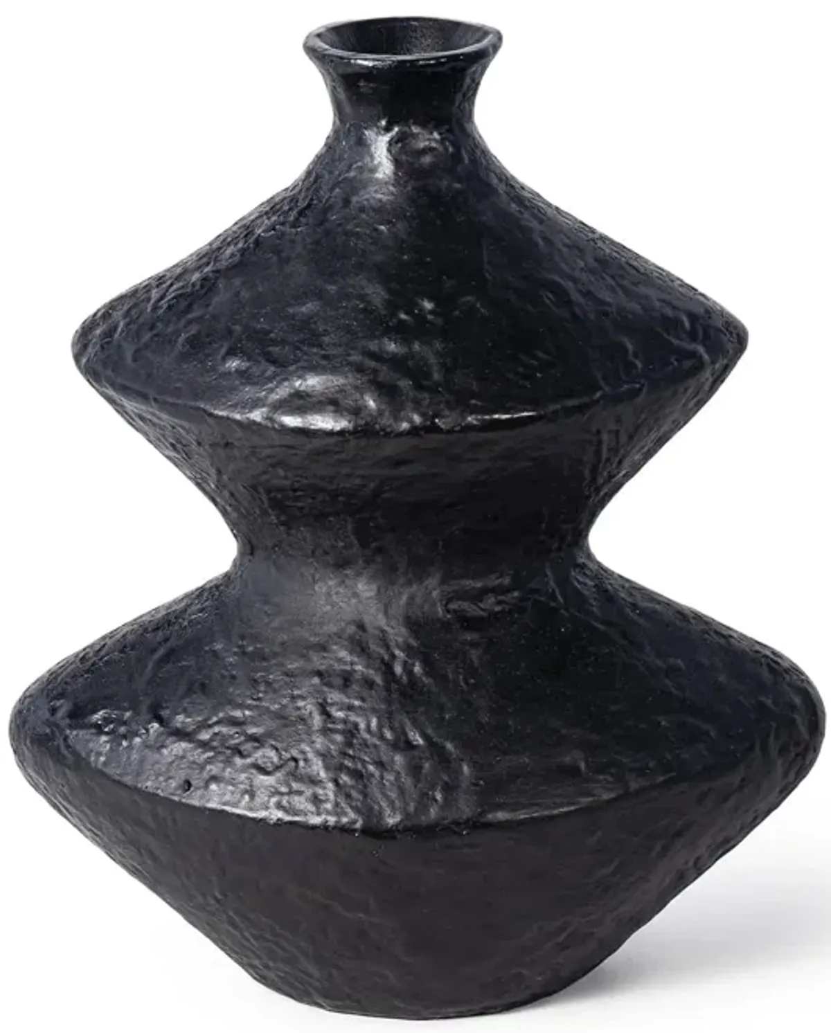Poe Metal Vase (Black)
