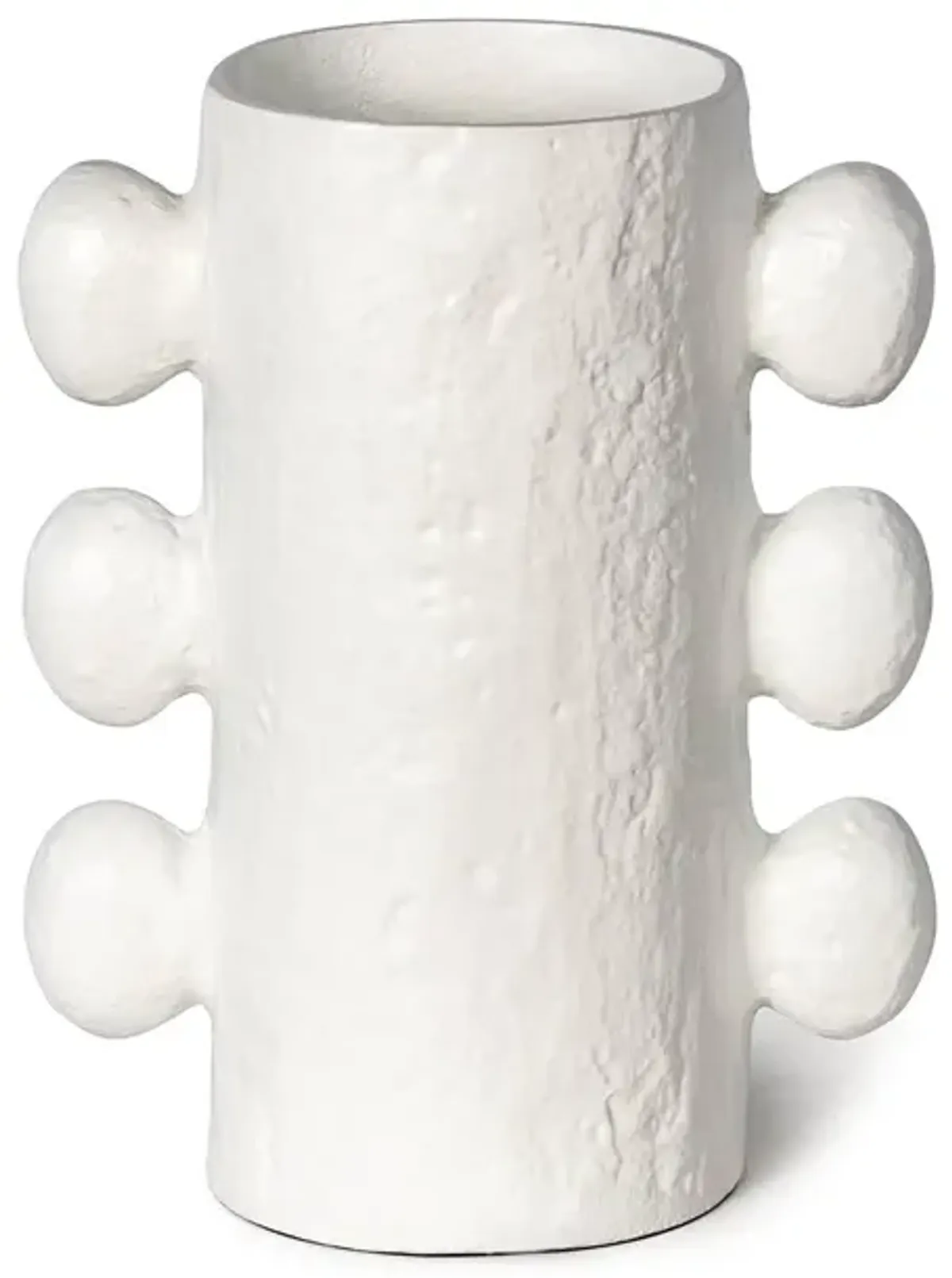 Sanya Metal Vase Small (White)