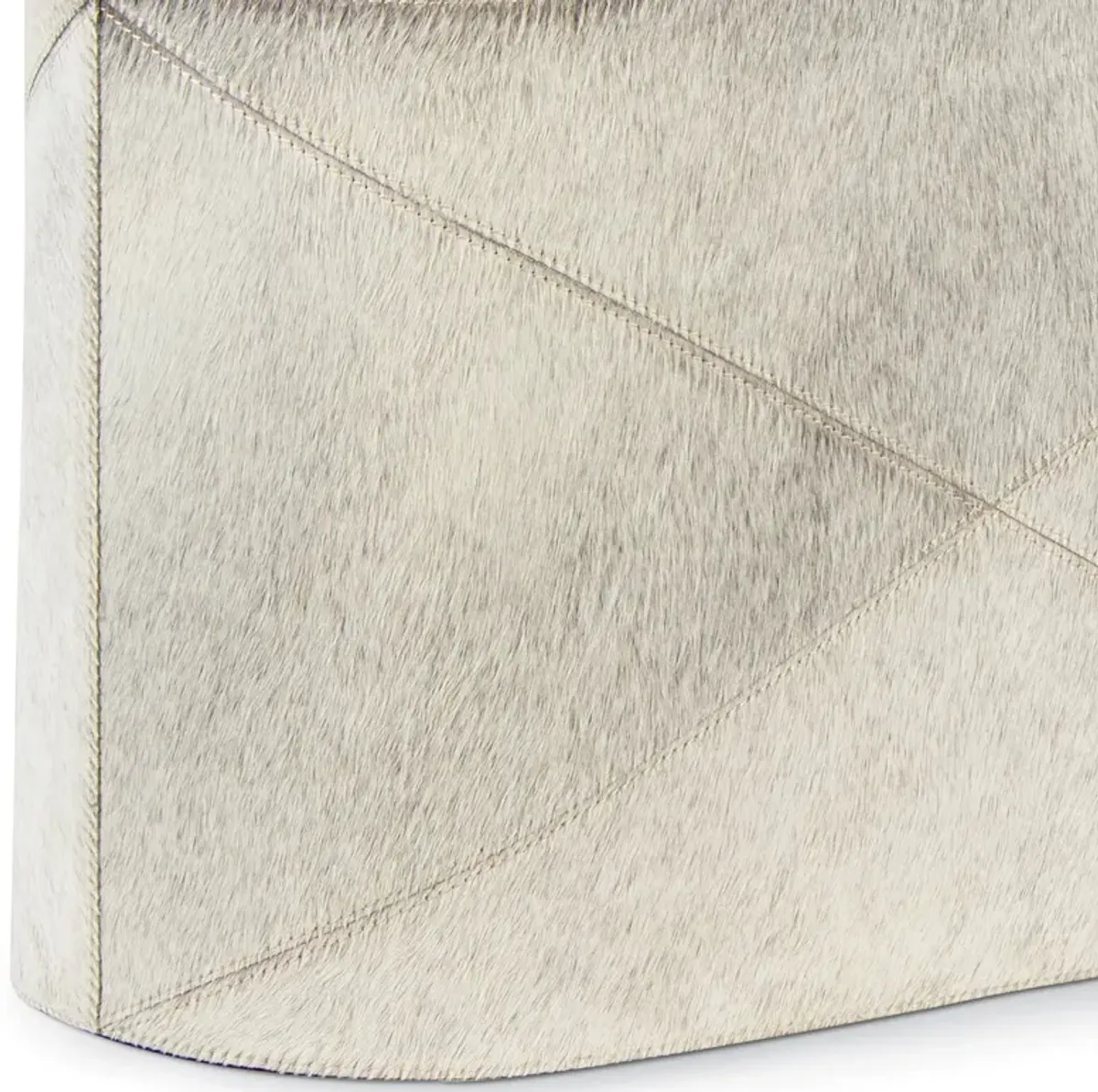 Andres Hair on Hide Basket (Grey)