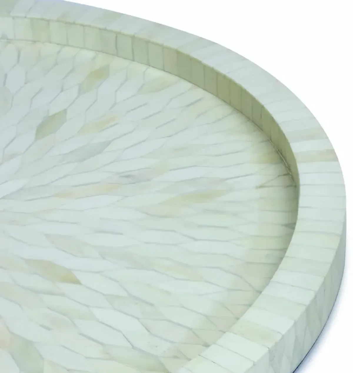 Jullian Bone Tray Small (White)