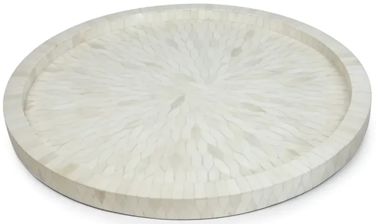 Jullian Bone Tray Small (White)
