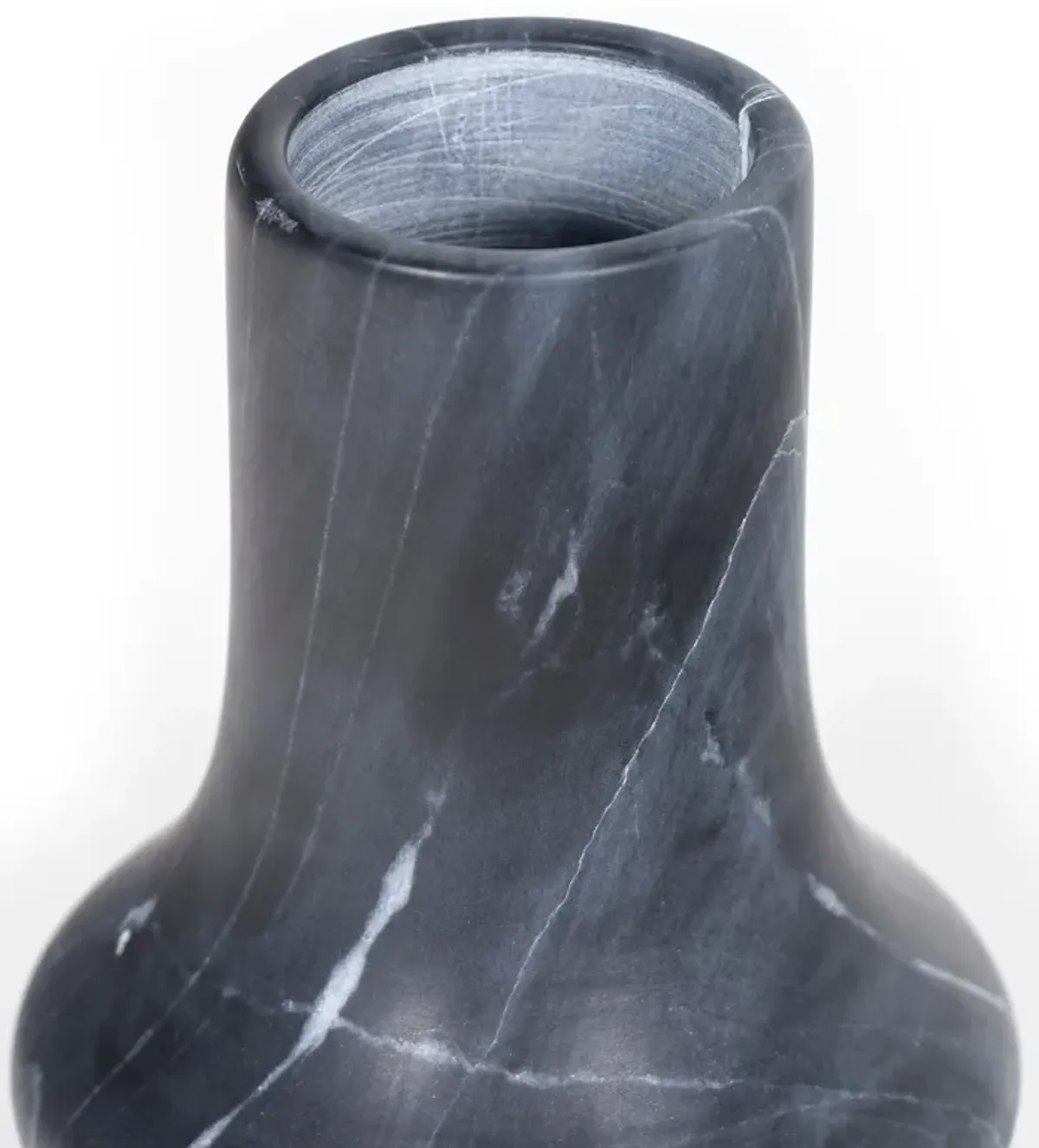 Jasper Marble Vase Small (Black)