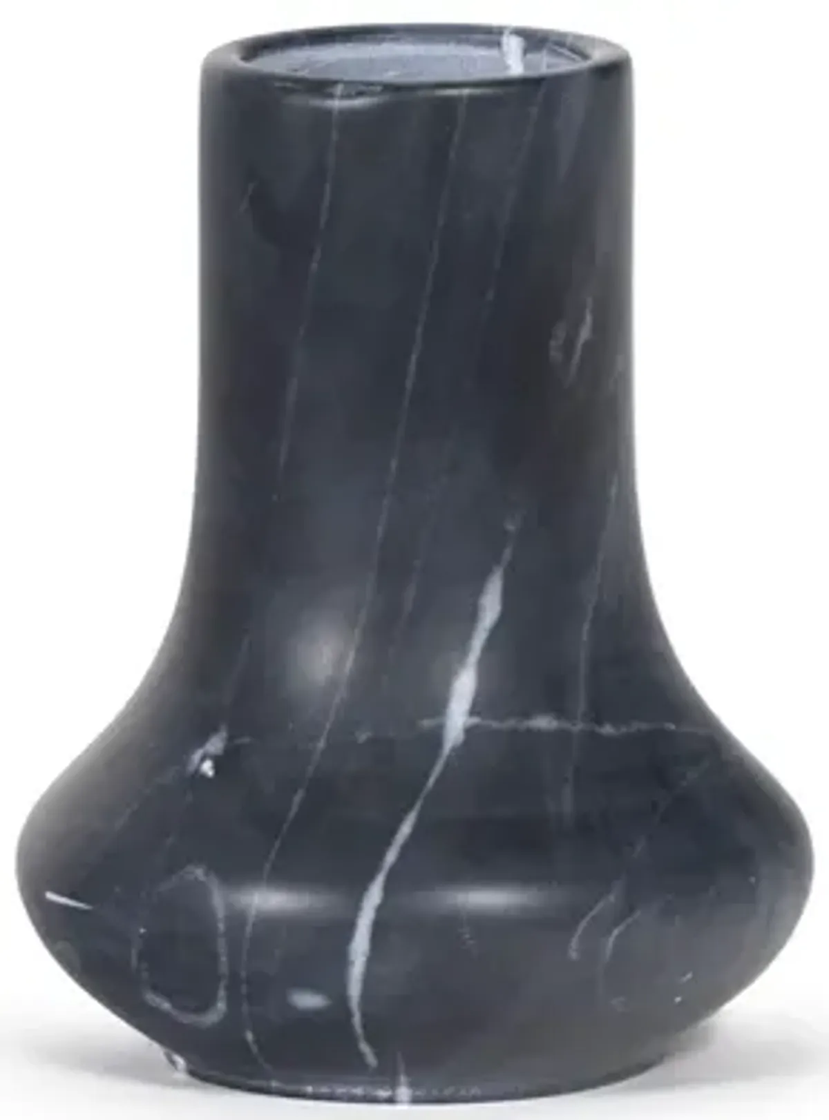 Jasper Marble Vase Small (Black)