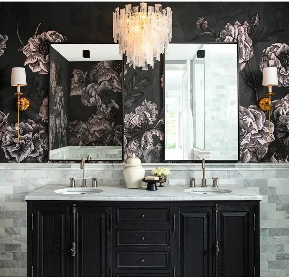 Hanging Rectangle Mirror (Steel)