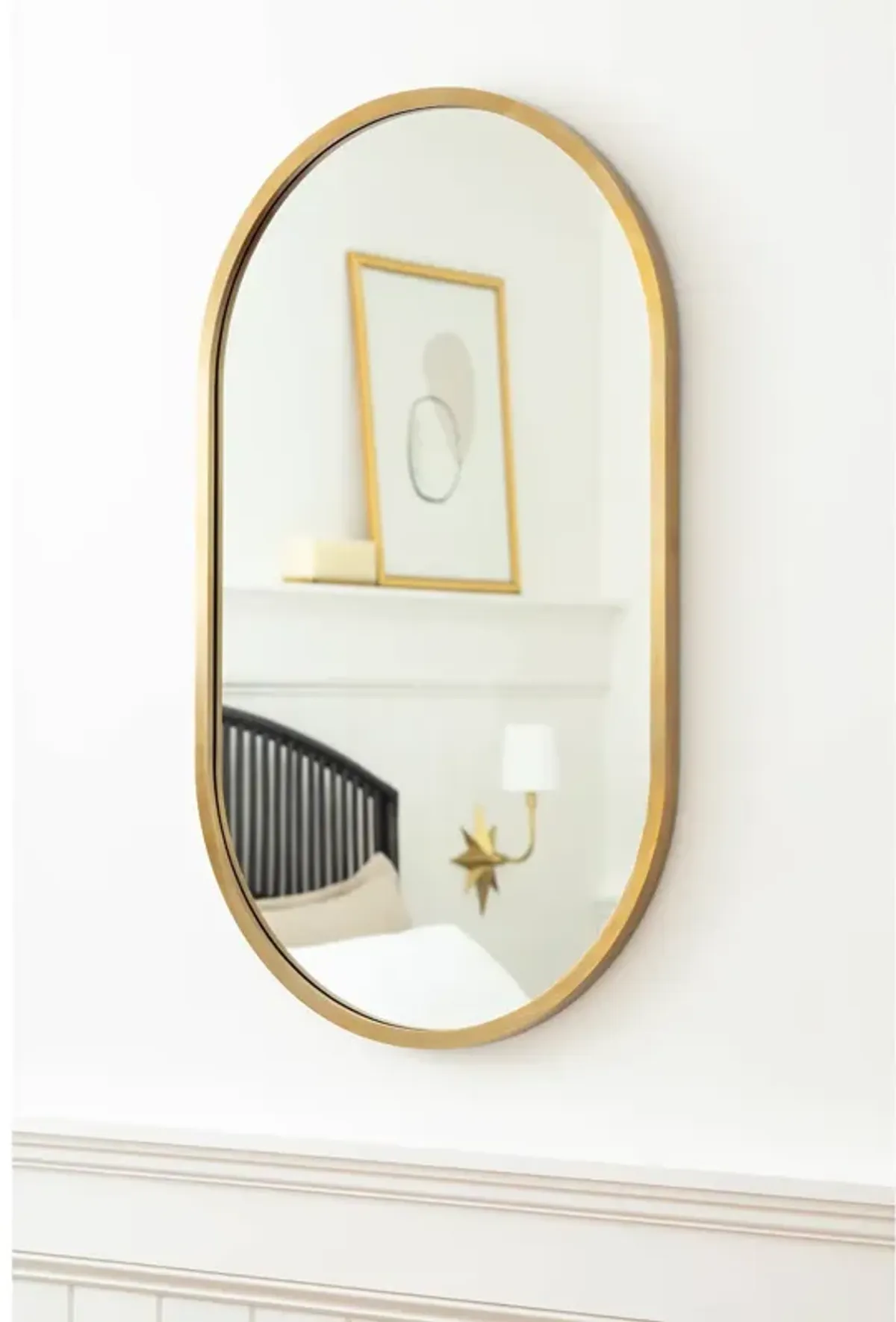 Canal Mirror (Natural Brass)