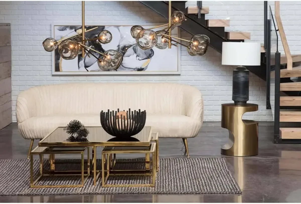 Nathan Side Table (Brass)