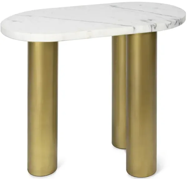 Gabrielle Marble End Table