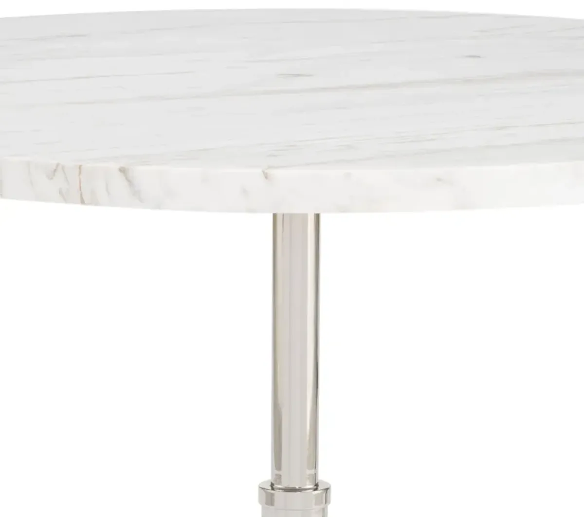 Myles Accent Table Large (Polished Nickel)