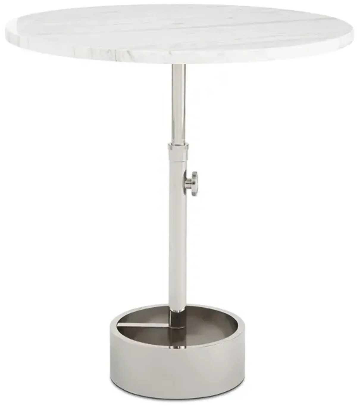 Myles Accent Table Large (Polished Nickel)