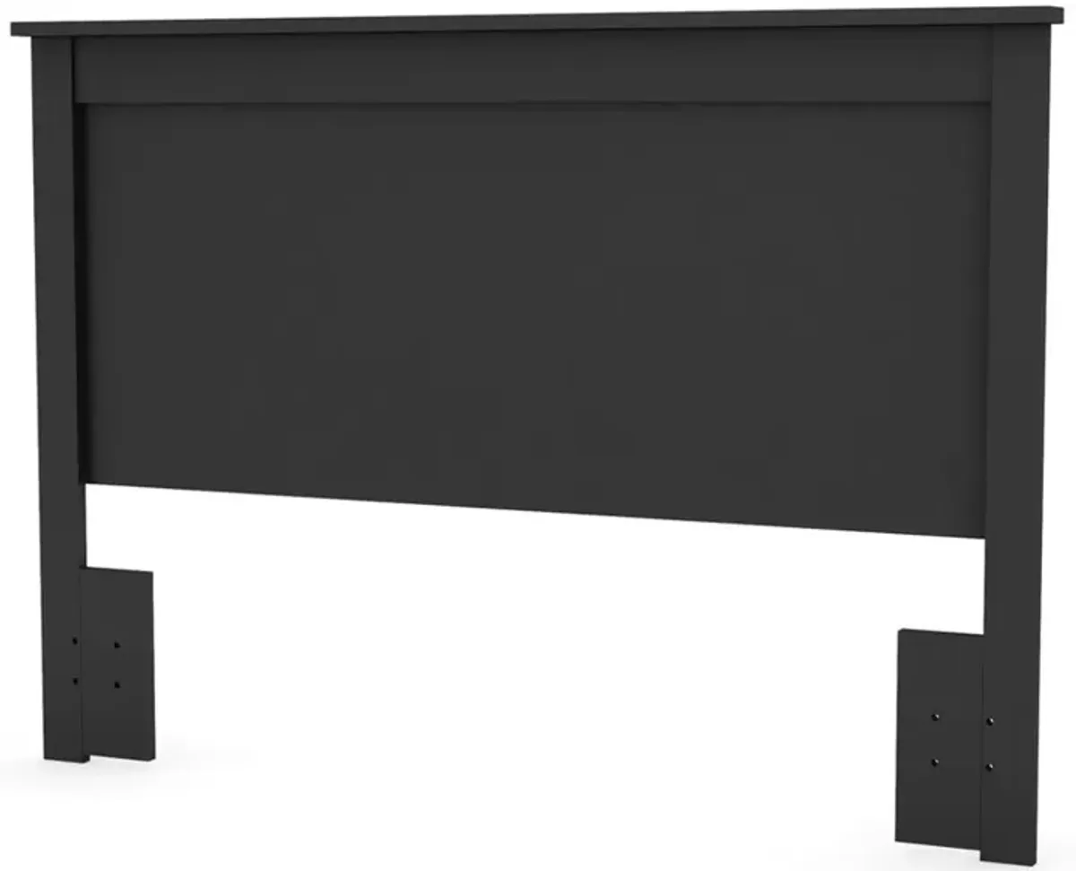 Fusion Black Full-Queen Headboard - South Shore