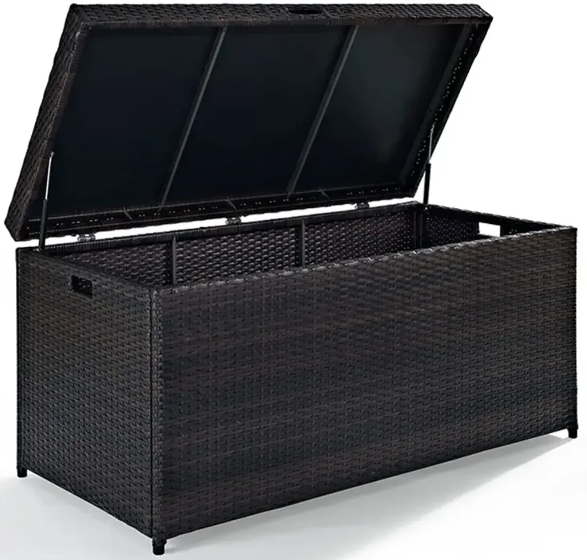 Palm Harbor Wicker Patio Storage Bin