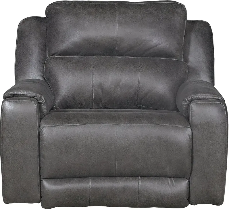 Dazzle Slate Gray Power Recliner