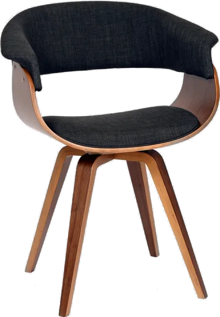 Summer Charcoal and Walnut Dining Room Chair